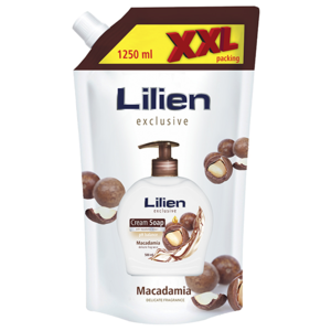 Lilien tekuté mýdlo Macadamia XXL náhradní náplň 1250ml