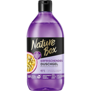 Nature Box sprchový gel s marakujovým olejem za lisovaným za studena 250ml