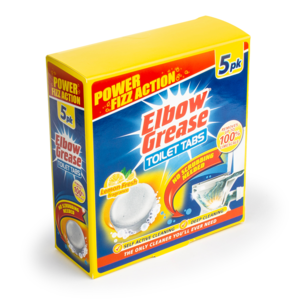 Elbow Grease vonné pěnící a čistící tablety do WC Lemon 5ks