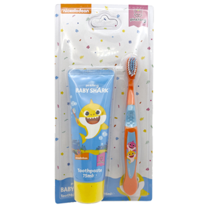 Baby Shark dětský kartáček a zubní pasta 75ml
