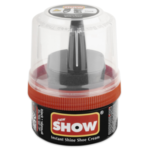 Show krém na boty s přírodním voskem a aplikátorem, černý, 50ml
