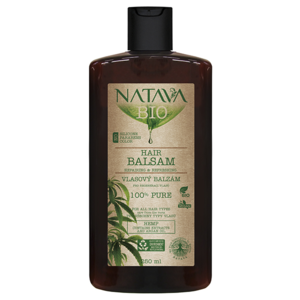 Natava Bio vlasový balzám Konopí 250ml