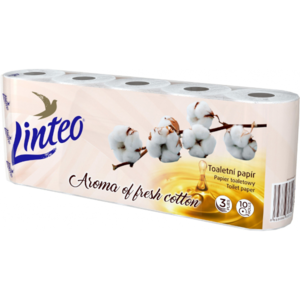 Linteo Premium toaletní papír 3vr 10 rolí 