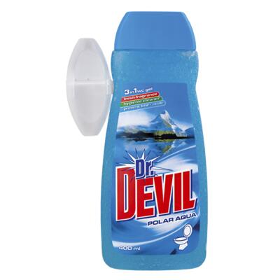 Dr. DEVIL WC gel s košíčkem 3in1 Aqua 400ml