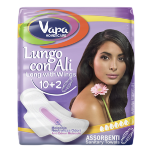 Vapa dámské hygienické vložky s křidélky Anti-Odour 10+2ks