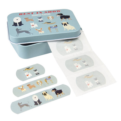 Rex London sada náplastí v plechové krabičce Dogs 30ks