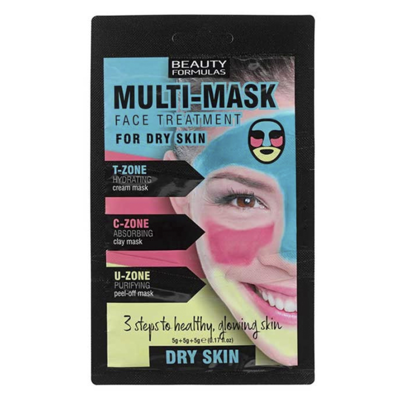 BEAUTY FORMULAS MULTI MASK pro suchou pleť 15g