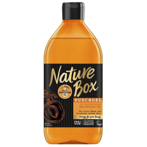 Nature Box sprchový gel s meruňkovým olejem za studena lisovaným, 385ml