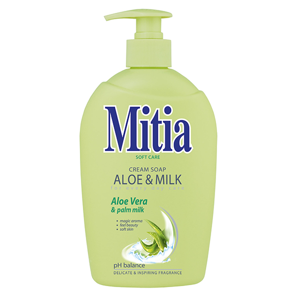 MITIA soft care Aloe&Milk krémové mýdlo 500ml