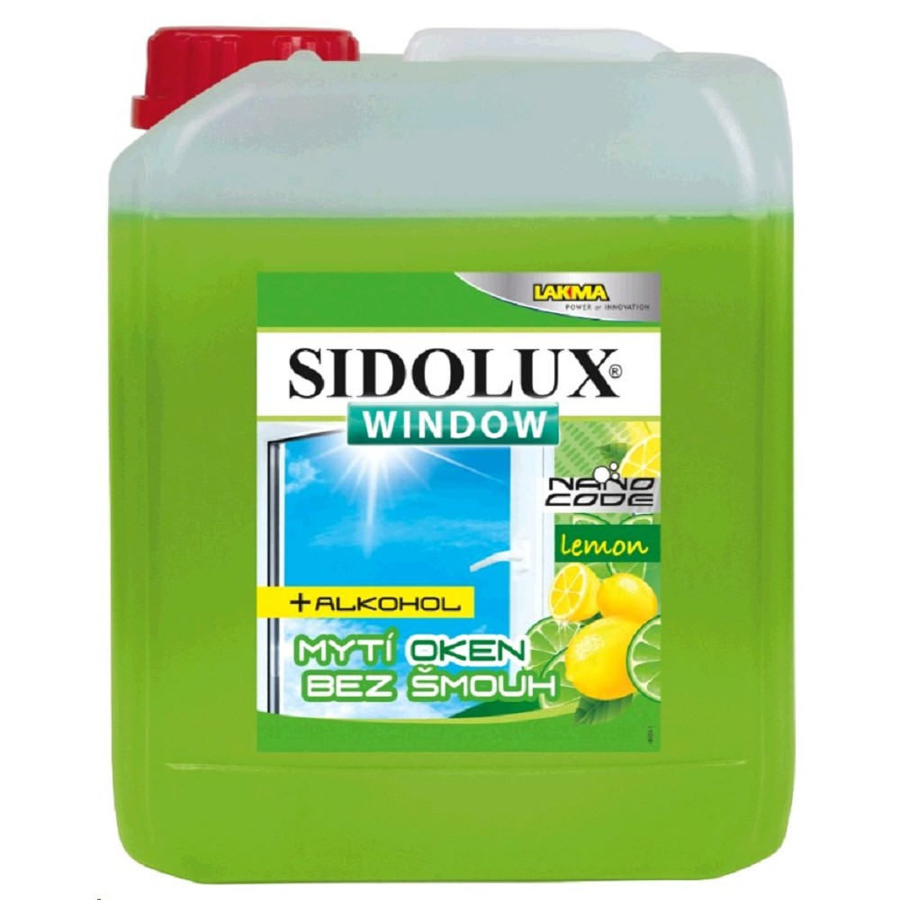 Sidolux Nano Code Čistič oken s vůní limetky 5000ml