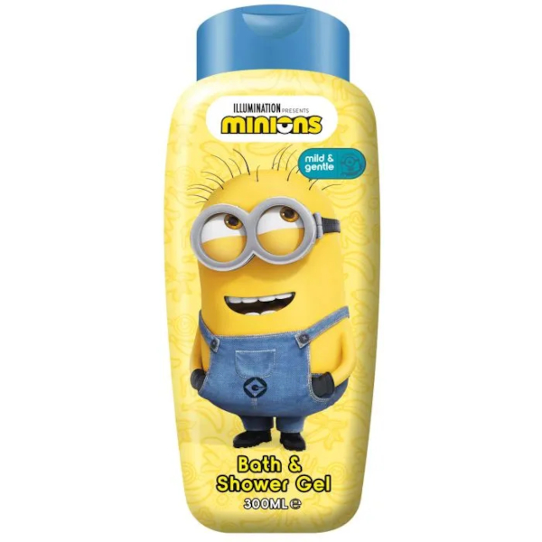 Minions Sprchový gel a pěna do koupele s třešňovou vůní 300ml