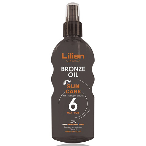 Lilien Sun Active bronze oil, SPF 6, 200ml