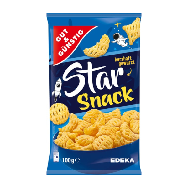 GG Star Snack kořeněné bramborové lupínky 100g GG Star Snack kořeněné bramborové lupínky 100g