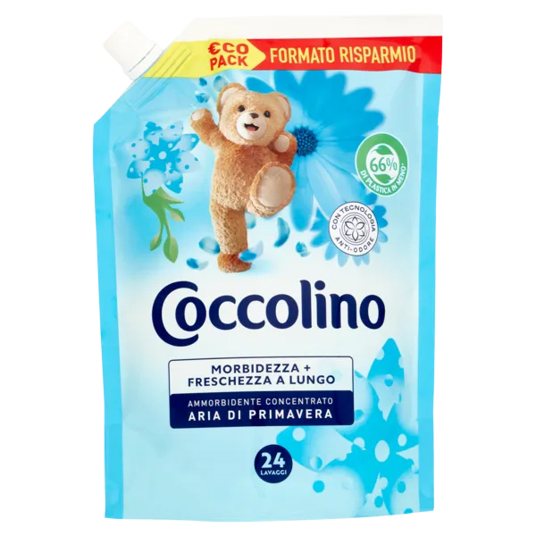 Coccolino aviváž v eko balení vůně Primavera 600ml 24PD