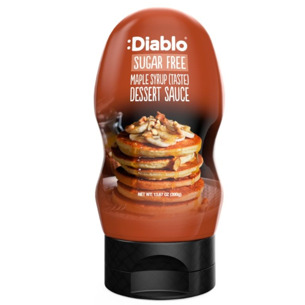 Diablo topping bez cukru Maple Syrup 290ml