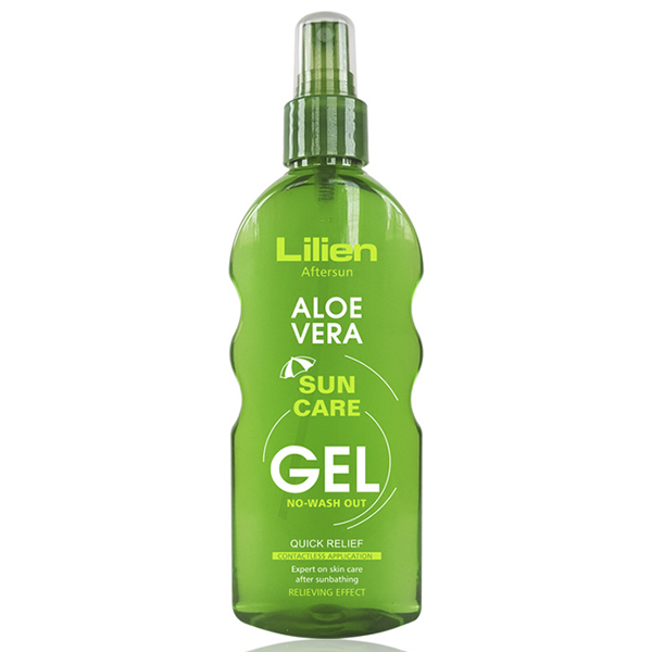 Lilien Sun Active Aloe Vera zklidňující bezoplachový gel po opalování 200ml