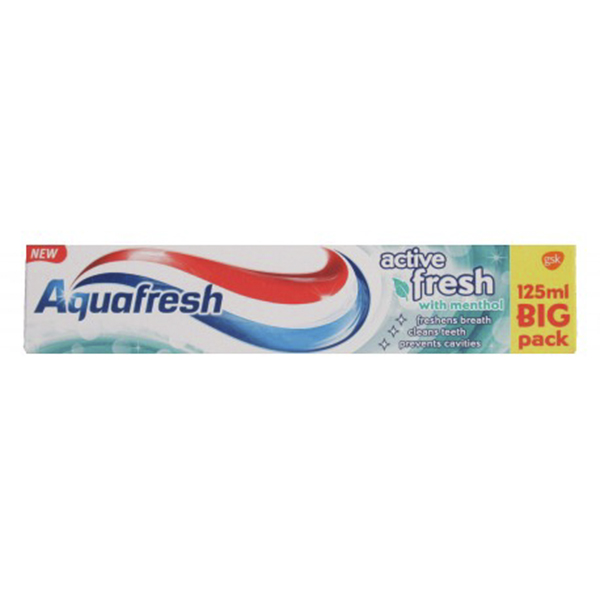 Aquafresh Active Fresh zubní pasta 3v1 s metolem 125ml