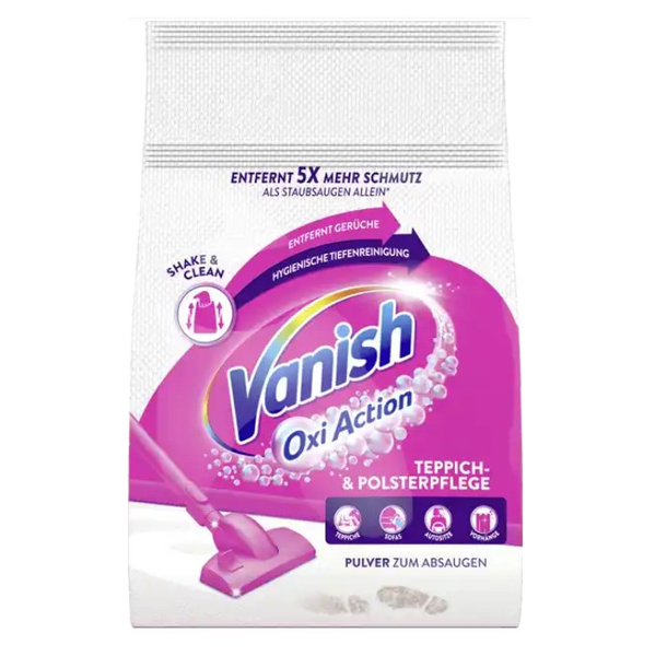 Vanish Oxi Action čistící prášek na koberce a čalounění 820g