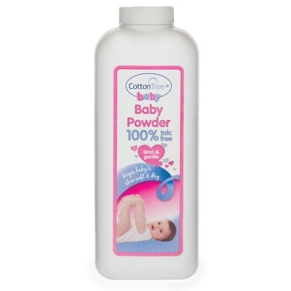 Cotton Tree Baby Dětský pudr bez mastku 280g