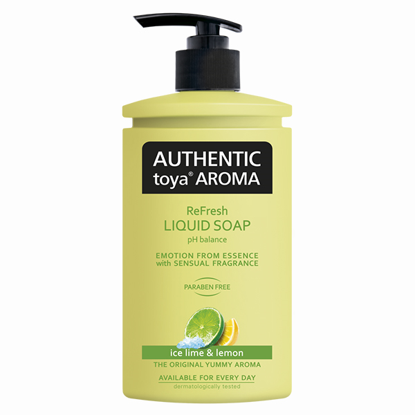 AUTHENTIC toya AROMA lime-lemon tekuté mýdlo 400ml