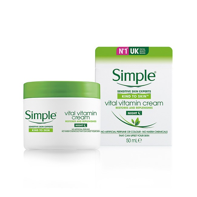 SIMPLE noční krém s vitaminem C 50ml