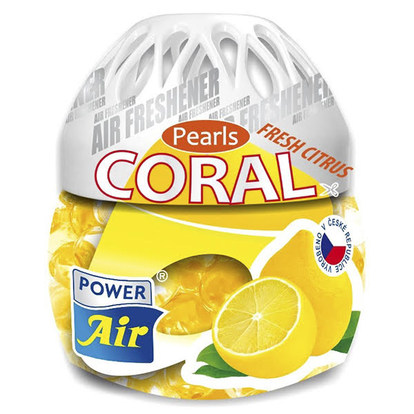 Coral Pearls Fresh Citrus bytový osvěžovač 150g