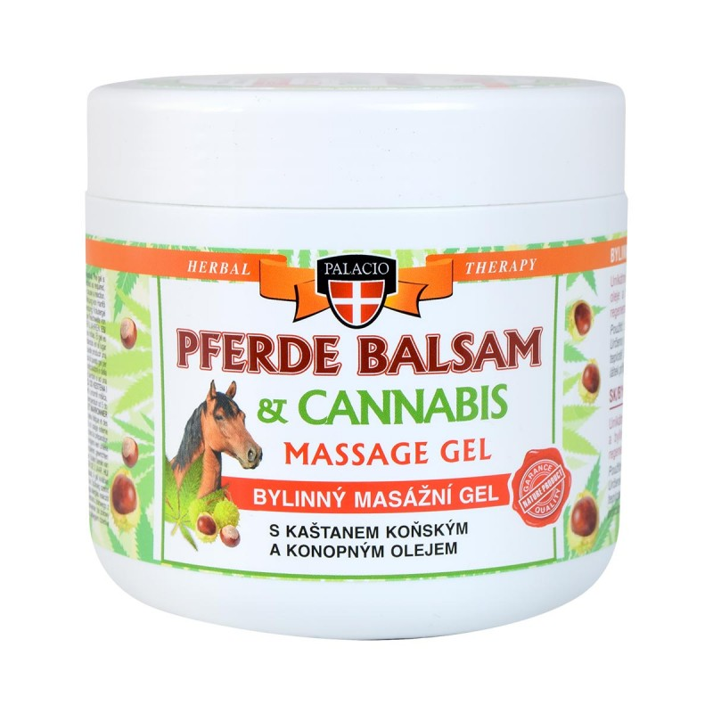 Palacio Pferde Balsam Konopný masážní gel 600 ml