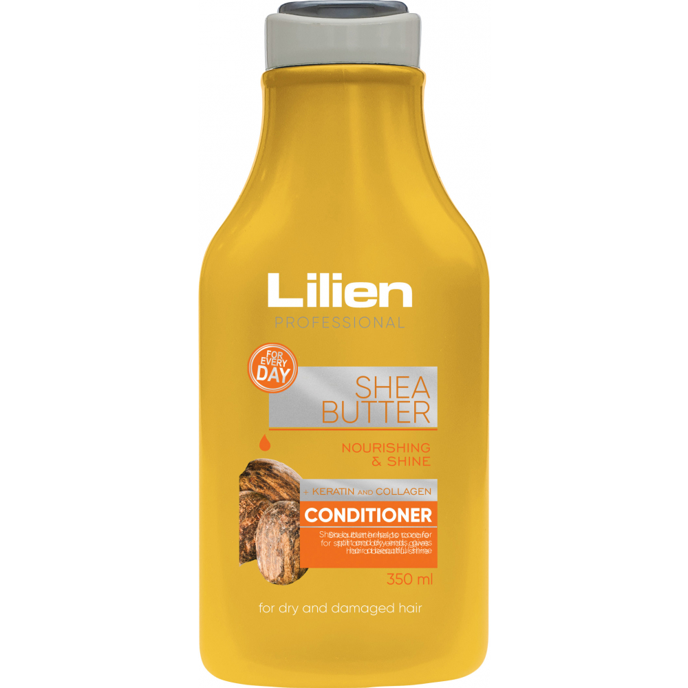 Lilien vlasový kondicionér pro suché a poškozené vlasy Shea Butter 350ml