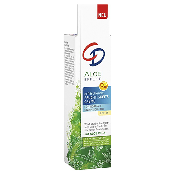 CD Hydratační denní krém s Aloe Effekt s UVA/UVB 15, 50ml