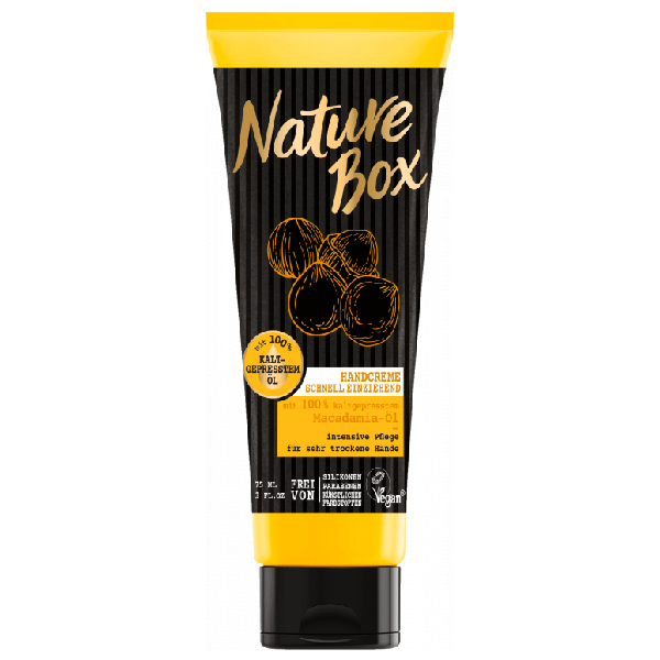 Nature Box krém na ruce s přírodním makadamiovým olejem 75ml