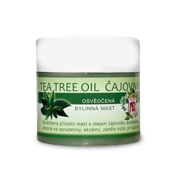 Království bylin Tea Tree Oil Čajovník bylinná mast 150 ml