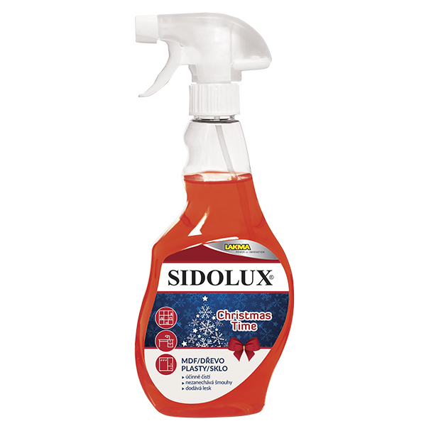 Sidolux Christmas Time limitovaná vánoční edice v rozprašovači 500ml