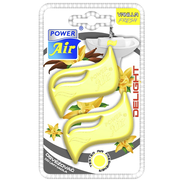 Power Air Delight vůně do umyvadel 2v1 Vanilla Fresh