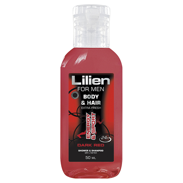 Lilien Dark Red sprchový gel 50 ml