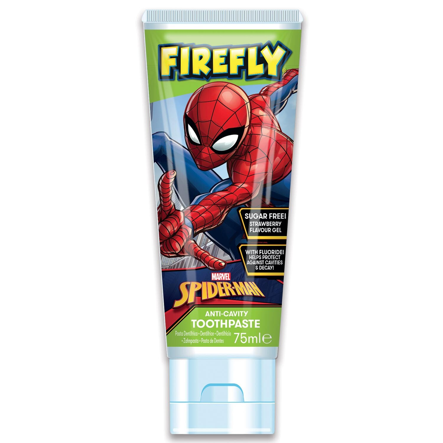 Firefly Spiderman s fluoridem pro děti 75 ml