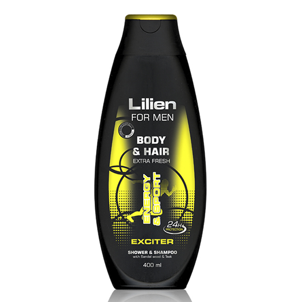 Lilien sprchový gel 2v1 for men Exciter 400ml