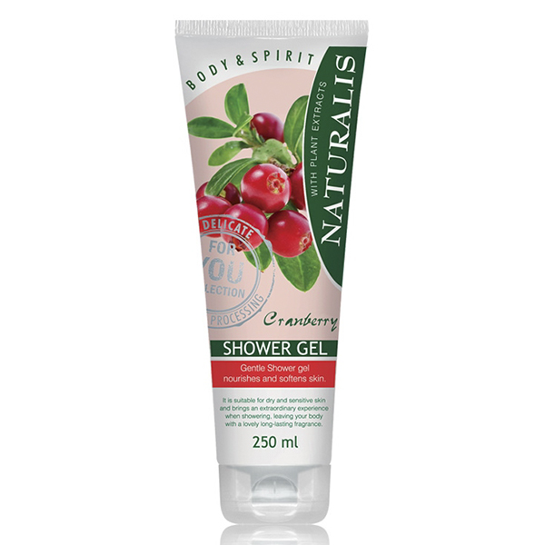 Naturalis sprchový gel Cranberry 250ml