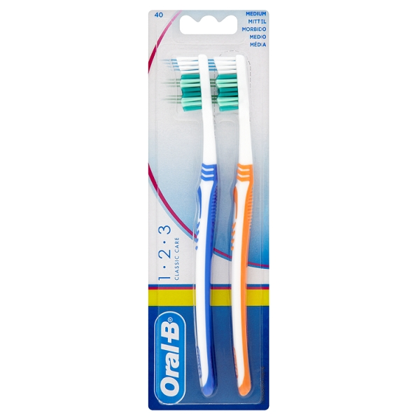 Oral-B Classic Care 40 medium 2 pack