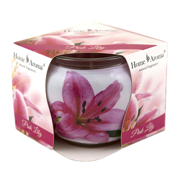 Svíčka vonná dekorativní Pink Lily, 70g