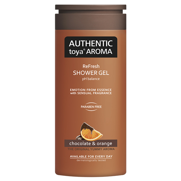 Authentic Toya Aroma Chocolate & Orange aromatický sprchový gel 400 ml