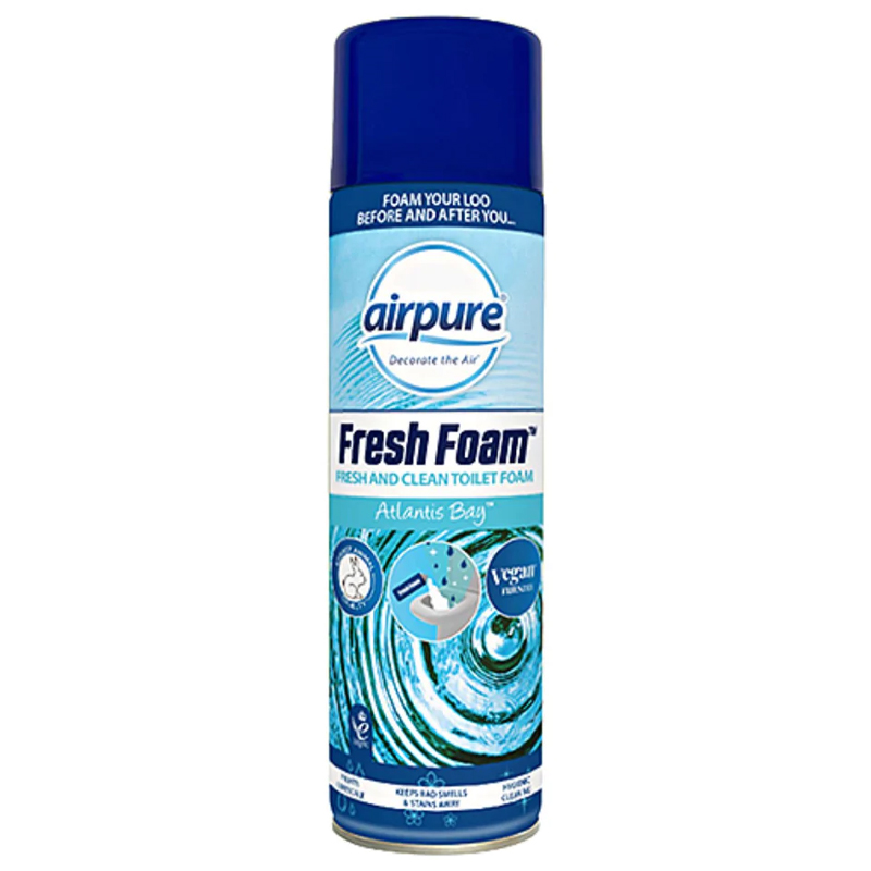 Airpure Fresh pěnový čistič a neturalizér pachů do toaletní mísy Atlantis Bay 500ml