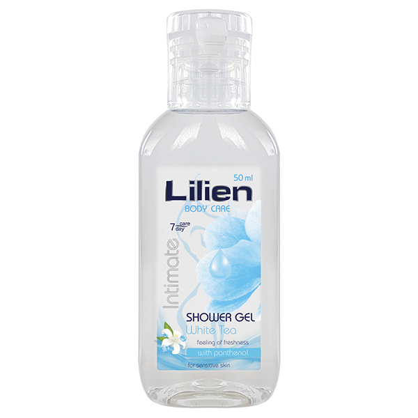 Lilien sprchový gel intimní White Tea 50ml - cestovní