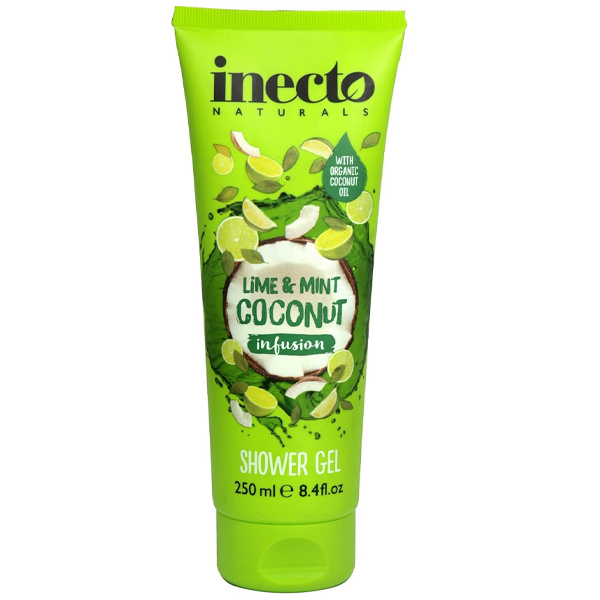 Inteco Naturals sprchový gel Lime&Mint Coconut Infusion 250ml