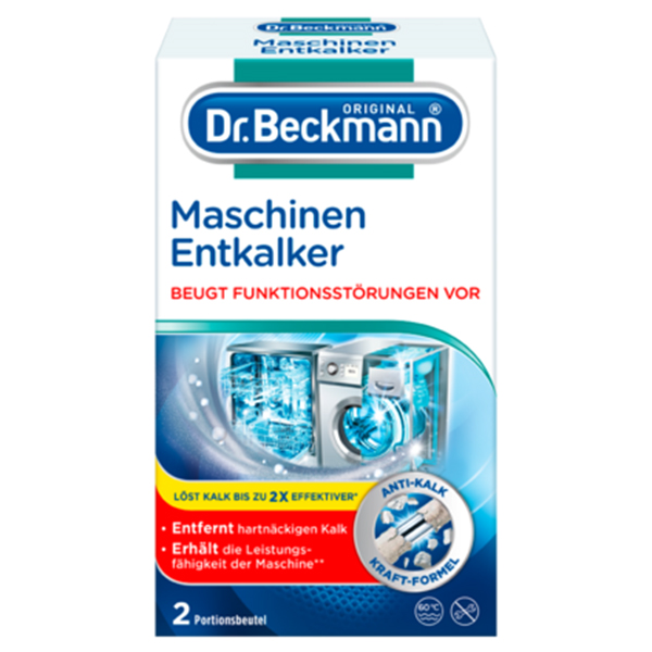 Dr. Beckmann silný odvápňovač pro pračky a myčky nádobí, 2 dávky