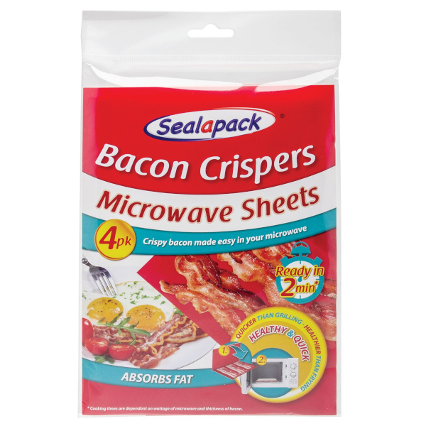 Sealapack Bacon Crispers Podložky pro přípravu slaniny v mikrovlnce 4ks