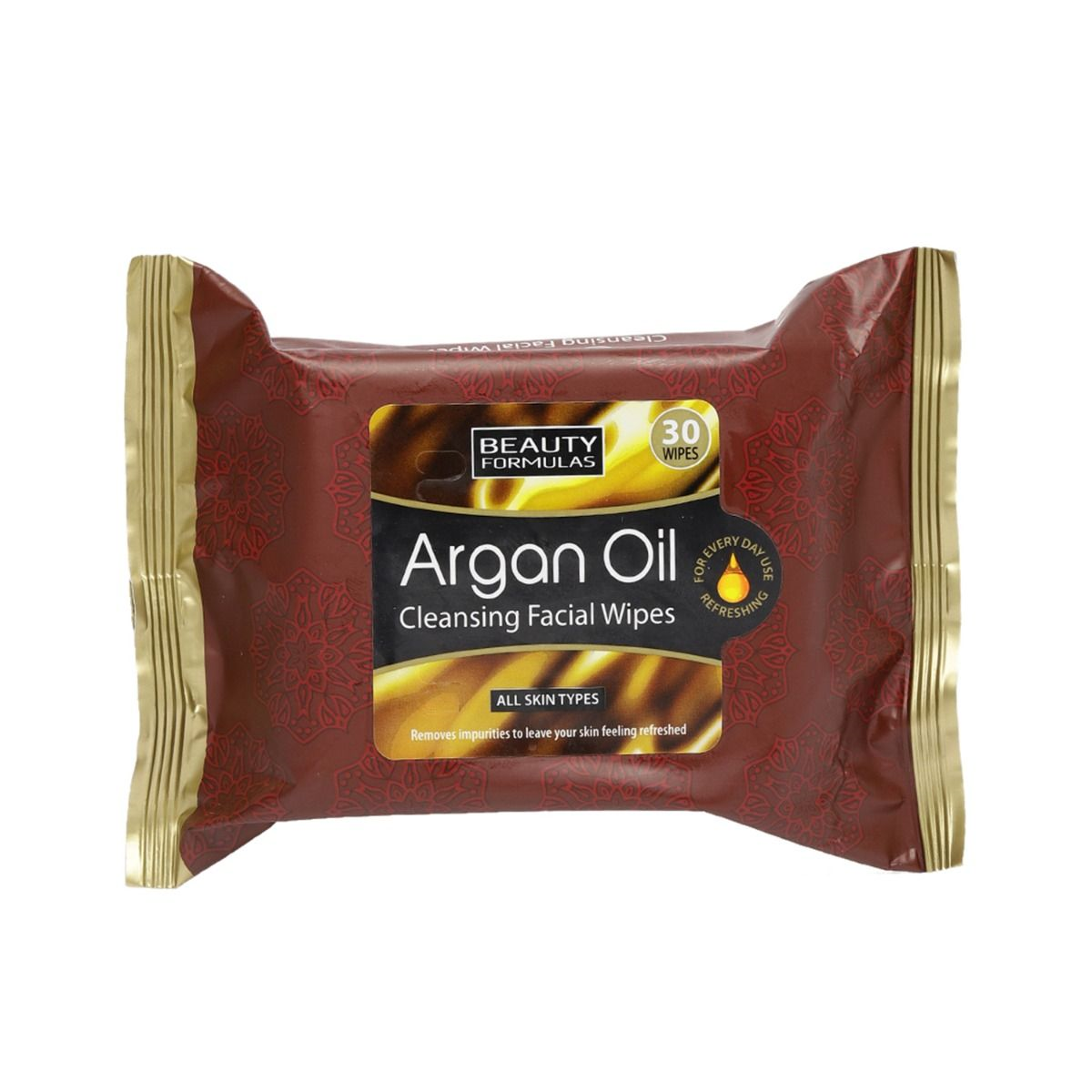 Beauty Formulas arganový olej kosmetické ubrousky 30 ks