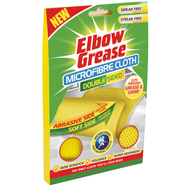 Elbow Grease Dvojitá mikrovláknová utěrka 1ks