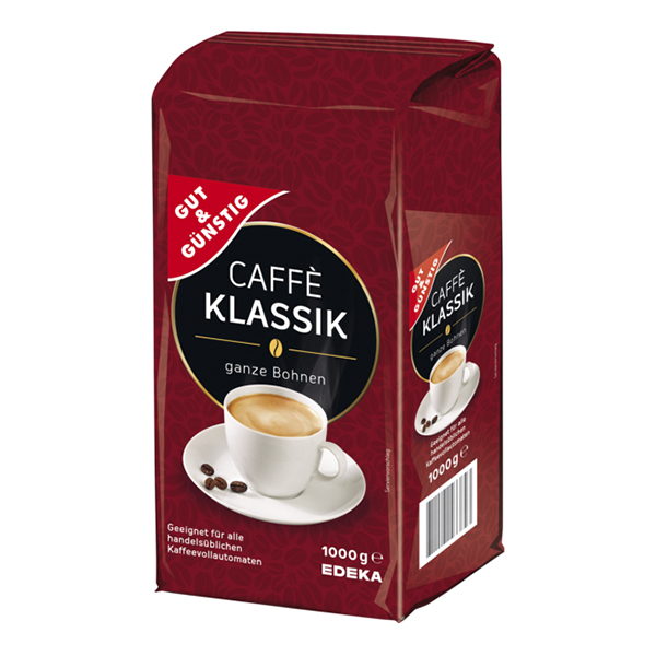 GG Caffé Klassik, pražená zrková káva 1000g