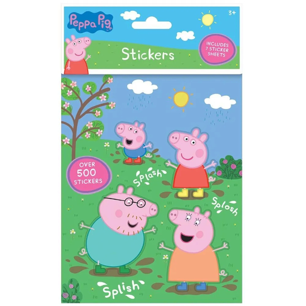 Peppa Pig zábavná knížka nálepek 500ks