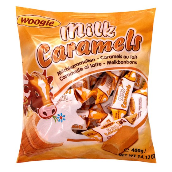 Woogie Mléčné karamely 400g Woogie Mléčné karamely 400g